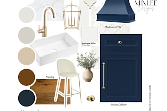 create a mood board and a material board within 24 hours