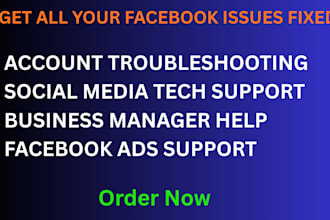 help troubleshoot facebook and instagram business issues