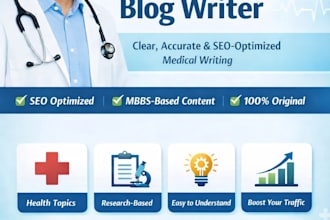 be your medical content writer
