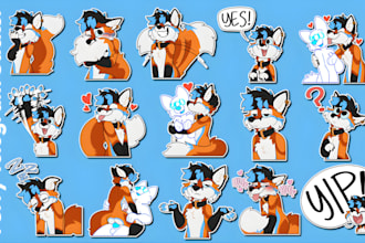 draw furry telegram stickers nsfw furry sticker furry animated discord stickers