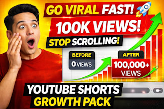 create viral youtube shorts growth pack with hooks, titles and scripts