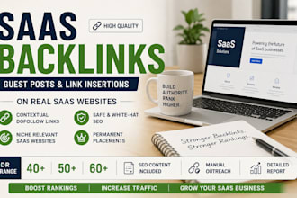 do saas backlinks, guest posts and link insertion on real saas websites