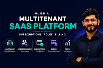 build a multitenant saas platform with subscriptions roles and billing