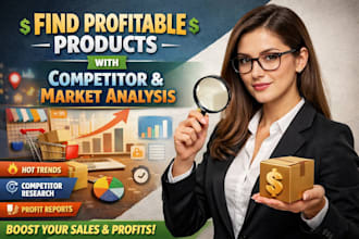 find profitable products with competitor and market analysis