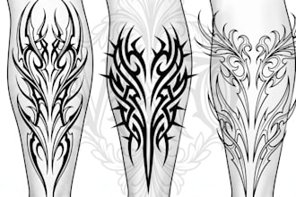 create tattoo designs in a unique ornamental sigil style