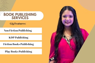 handle your complete book publishing and amazon KDP setup