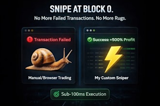 build a high speed meme coin sniper bot with anti rug and liquidity detection