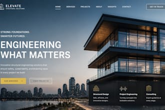 build wix consulting website structural engineer website building engineering