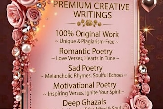 write beautiful urdu or english poetry and do expert translation