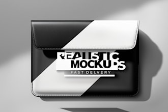 create professional  and realistic mockups for your brand