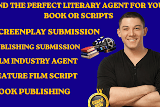 find targeted literary agents for your book or screenplay submission