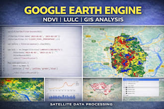 remote sensing analysis, satellite data, ndvi, lulc mapping