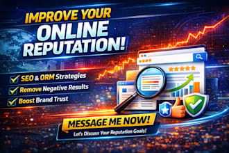 improve your online reputation with proven SEO and ORM strategies