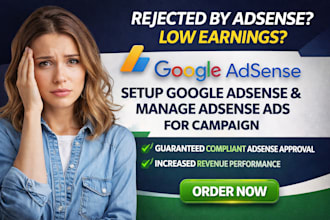 setup google adsense and manage adsense ads for campaign