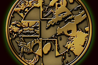 design custom emblem, badge or detailed logo