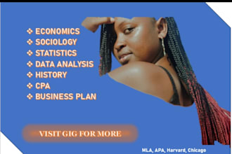 manage econometrics, economic models, research, summaries