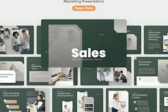 design a startup pitch deck powerpoint presentation design for investors funding