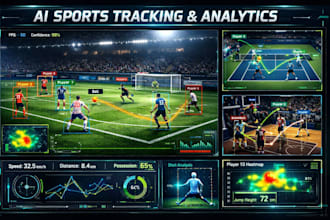 build real time computer vision sports for soccer, tennis, basketball tracking