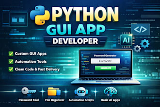 create a python gui application using tkinter