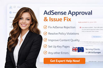 fix google ads disapproved  provide adsense approval service