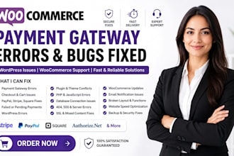fix woocommerce payment gateway error bugs wordpress errors provide support