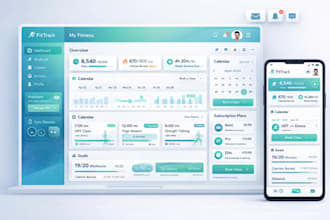 develop bubble fitness tracker app with user profile, workout plan, live class