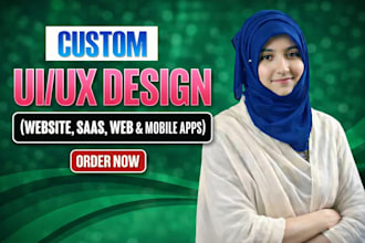 our agency will design UI UX of your website, saas, web or mobile app uiux