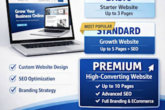 create a high converting squarespace website with SEO, branding help