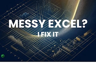 clean up and organize your messy spreadsheet data