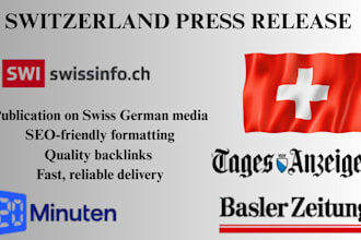 publish your press release on switzerland high authority german media