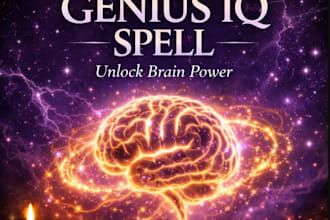 cast ultimate genius spell unlock 300 iq, extreme intelligence, sharp mind spell