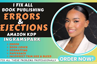 fix KDP upload errors and ebook paperback formatting issues epub rejection