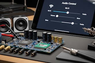 design smart audio pcbs, pa systems, and dsp with wifi touch UI