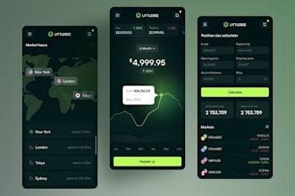 develop a multi market trading app covering forex, crypto, and web3 assets