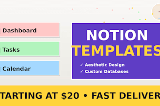 build aesthetic notion templates for students and productivity