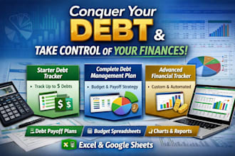 create a powerful debt payoff plan, budget spreadsheet, and debt tracker to help