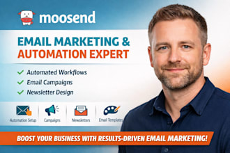 setup moosend email marketing automation campaign and newsletter