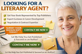 connect you with a literary agent who will champion your book