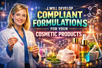 develop compliant formulations for your cosmetic products
