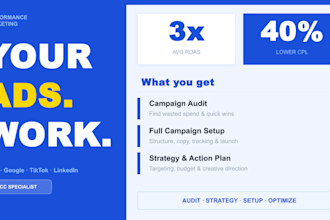 set up and manage paid media campaigns for your brand