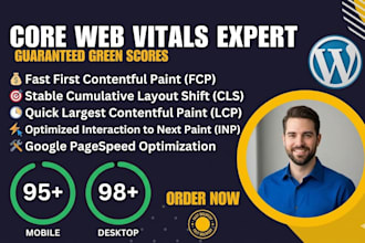 optimize core web vital lcp cls inp speed up google page speed ranking seo boost