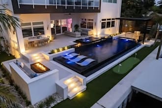 do 3d landscape design, backyard, garden, patio, pool and realistic 3d rendering
