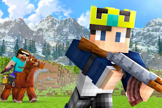 create eye catching professional minecraft thumbnails