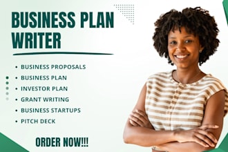 plan a complete business, pitch deck or financial projections