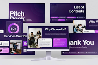 design custom professional powerpoint presentation