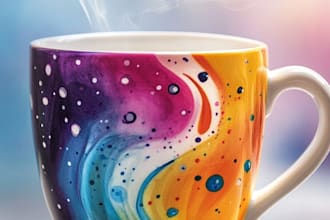 design awesome custom mug design