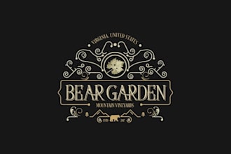 design best quality new vineyard logo