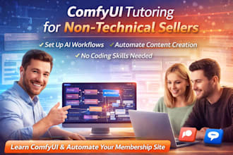 teach comfyui for subscription based content without coding