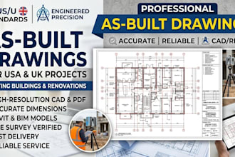 accurate as built drawings from redlines or markups