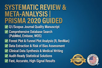 conduct a comprehensive systematic review meta analysis spss prisma guided